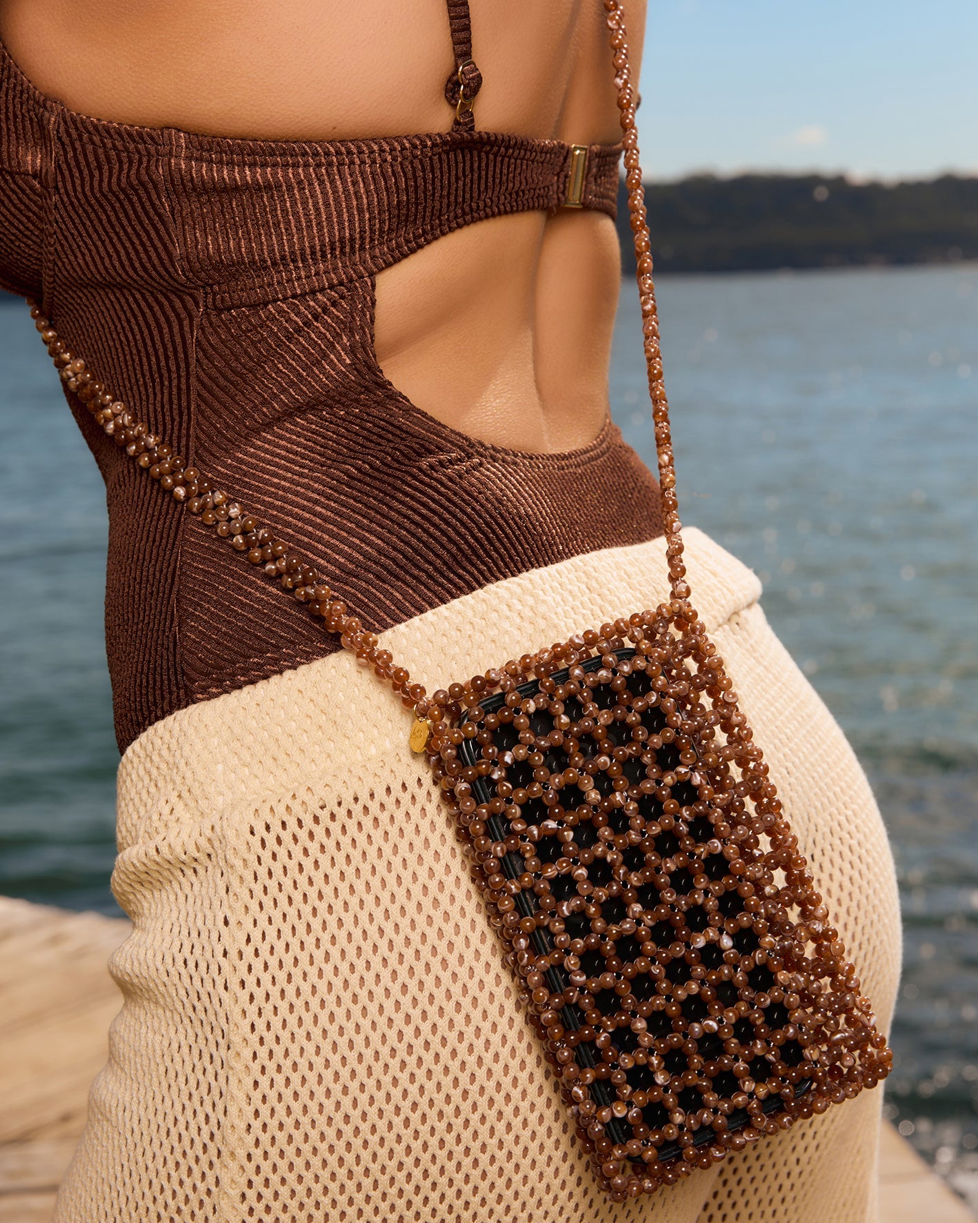 Coachella Phone Bag - Natural