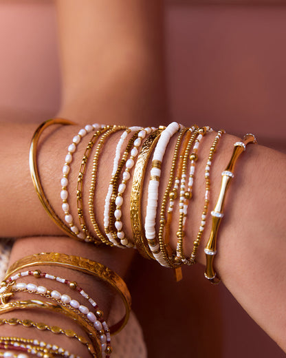 Sunny Bracelet Set - Coffee