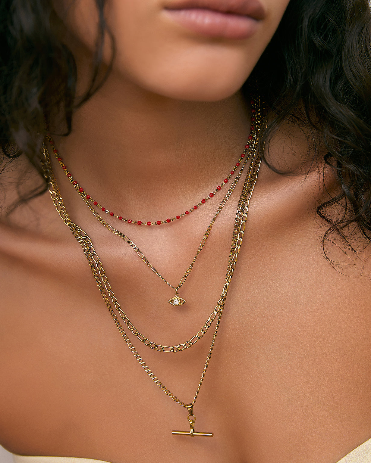 Golden Eye Necklace