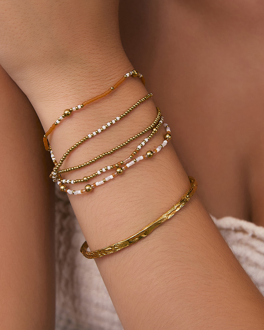 Henne Bracelet Stack - Mango