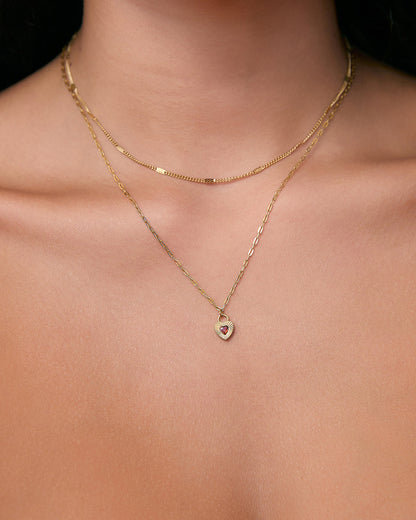 Princess Necklace Stack - Red