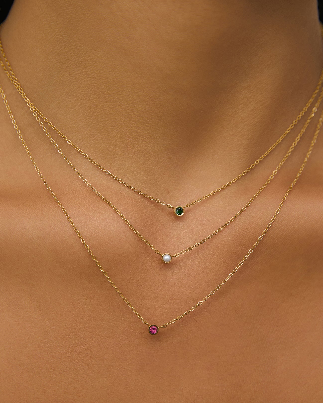 Mini Birthstone Necklace