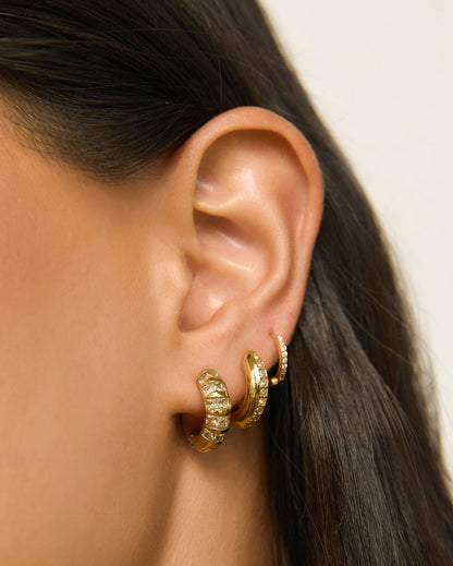 Hallie Earrings - Stone