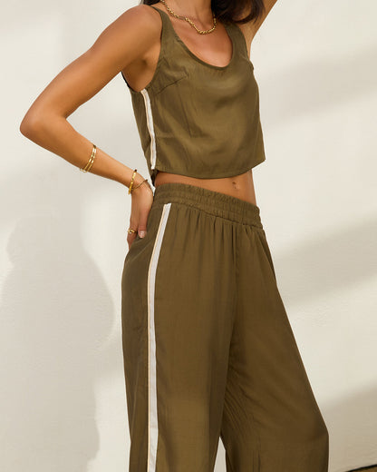 Phoenix Pants Set - Khaki