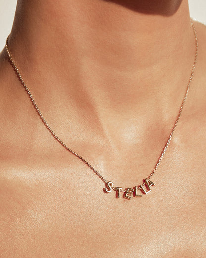 Say My Name Charm Necklace