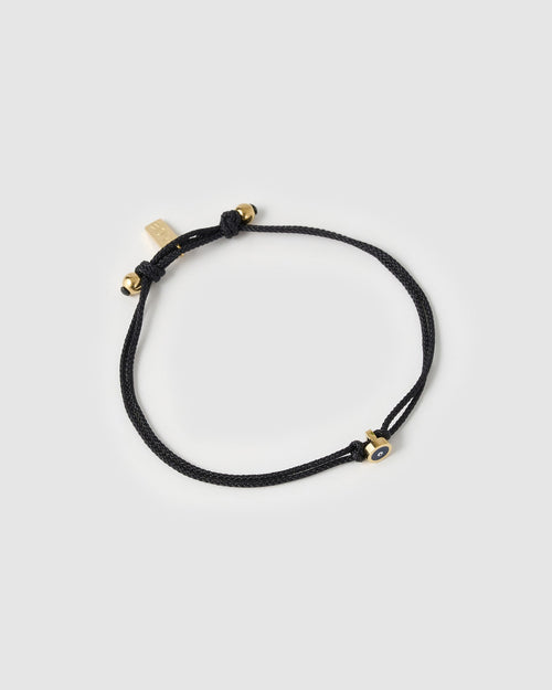 Nazar Men's Rope Bracelet - Graphite