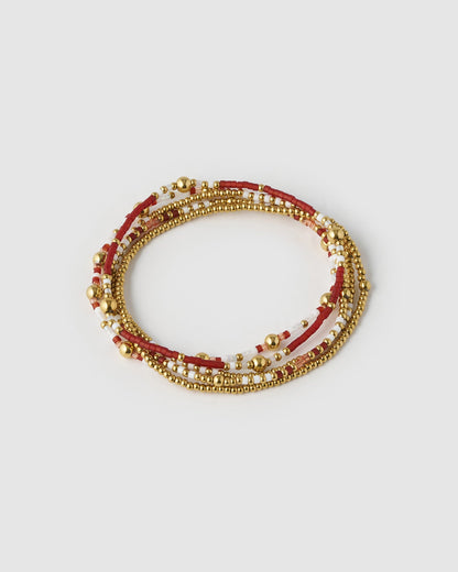 Nellie Bracelet - Burgundy