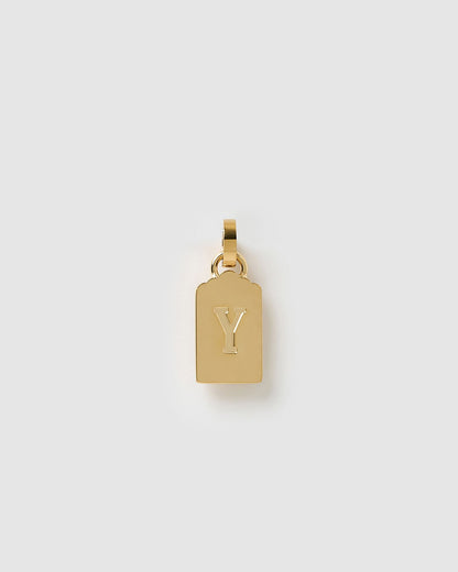 Letter Tag Charm