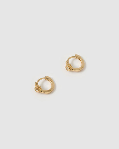 Nova Gold Huggie Earrings