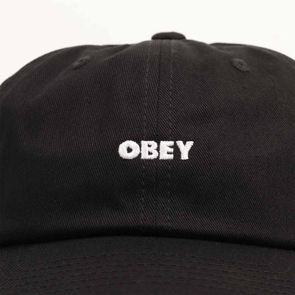 OBEY Bold Curve 6 Panel Cap