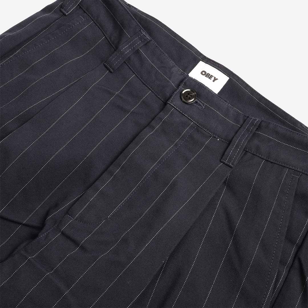 OBEY Dean Stripe Pleated Pant