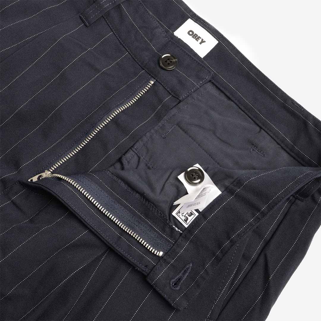 OBEY Dean Stripe Pleated Pant