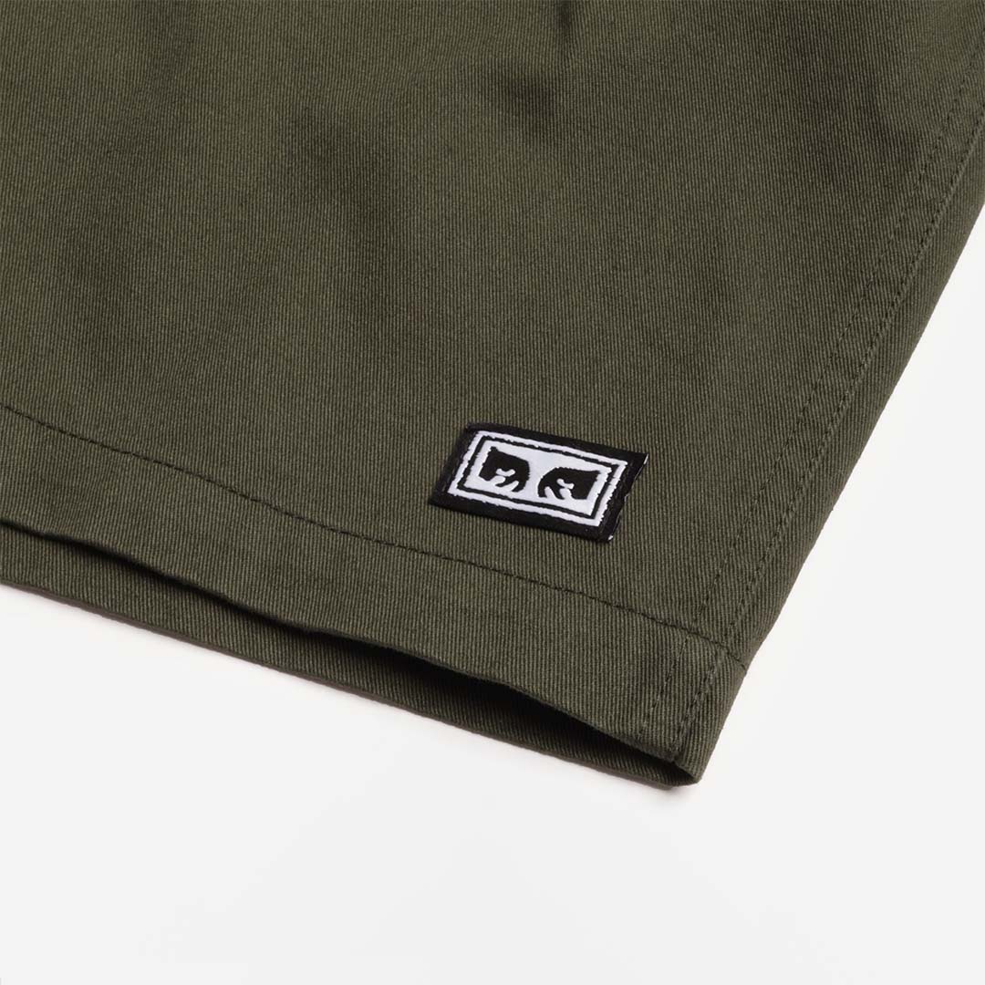 OBEY Easy Relaxed Twill Shorts