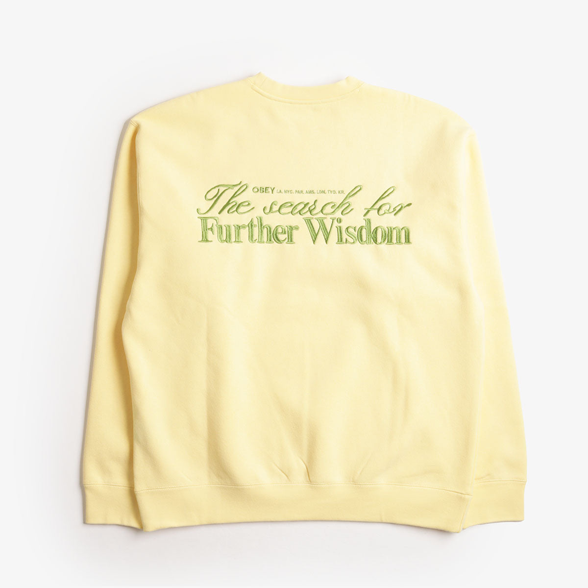 OBEY Further Wisdom Crew Sweatshirt