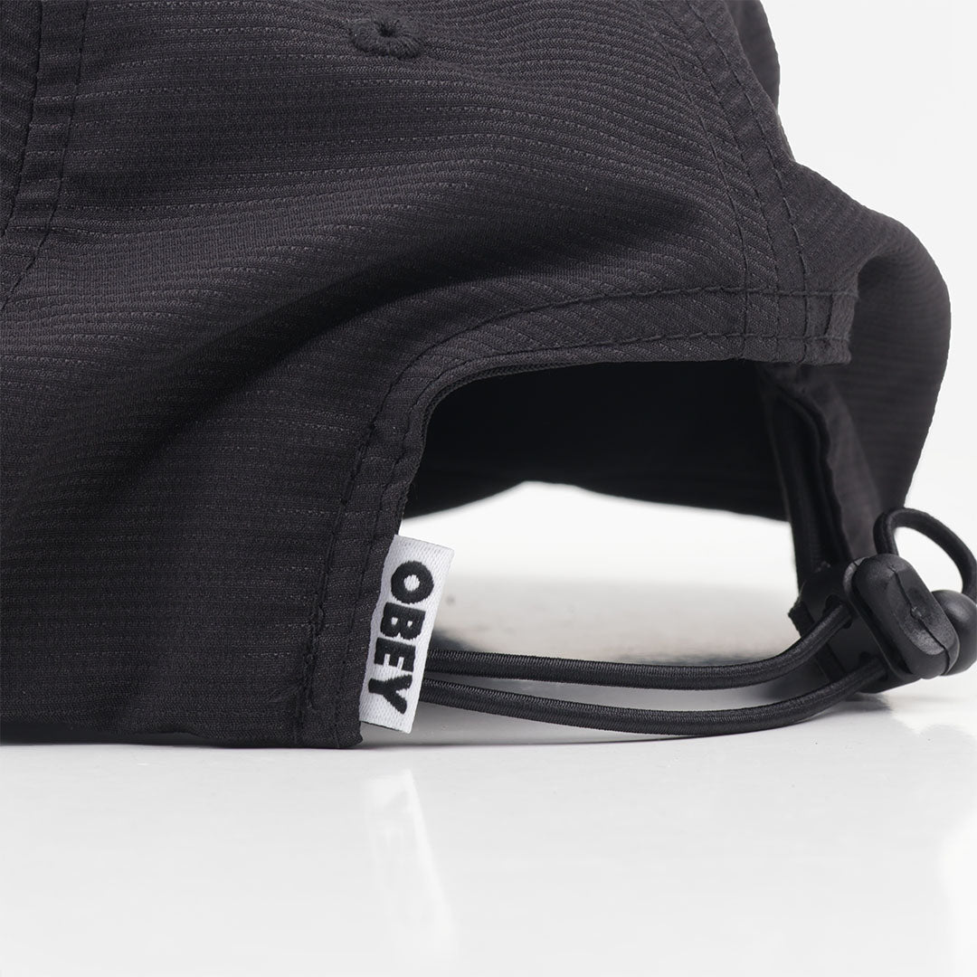 OBEY Miles 5 Panel Strapback Cap