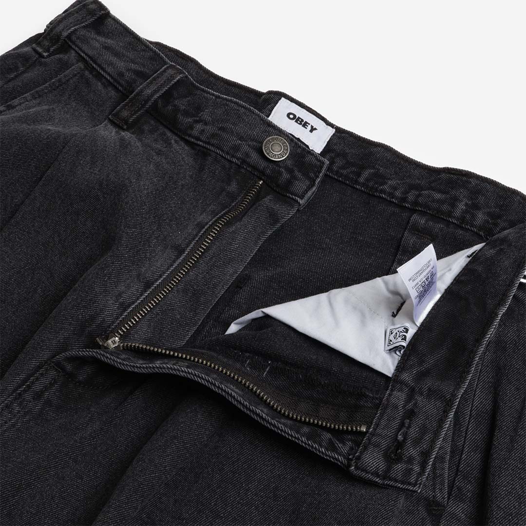 OBEY Oliver Denim Pleated Pant