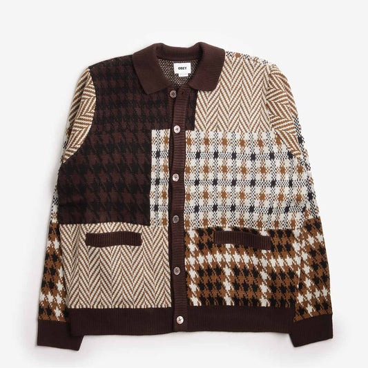 OBEY Patchwork Cardigan