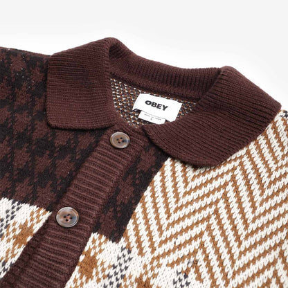 OBEY Patchwork Cardigan