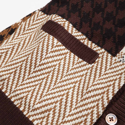 OBEY Patchwork Cardigan