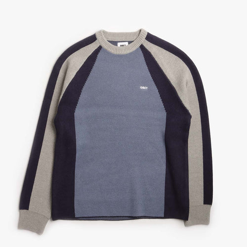 OBEY Raglan Crew Neck Sweater