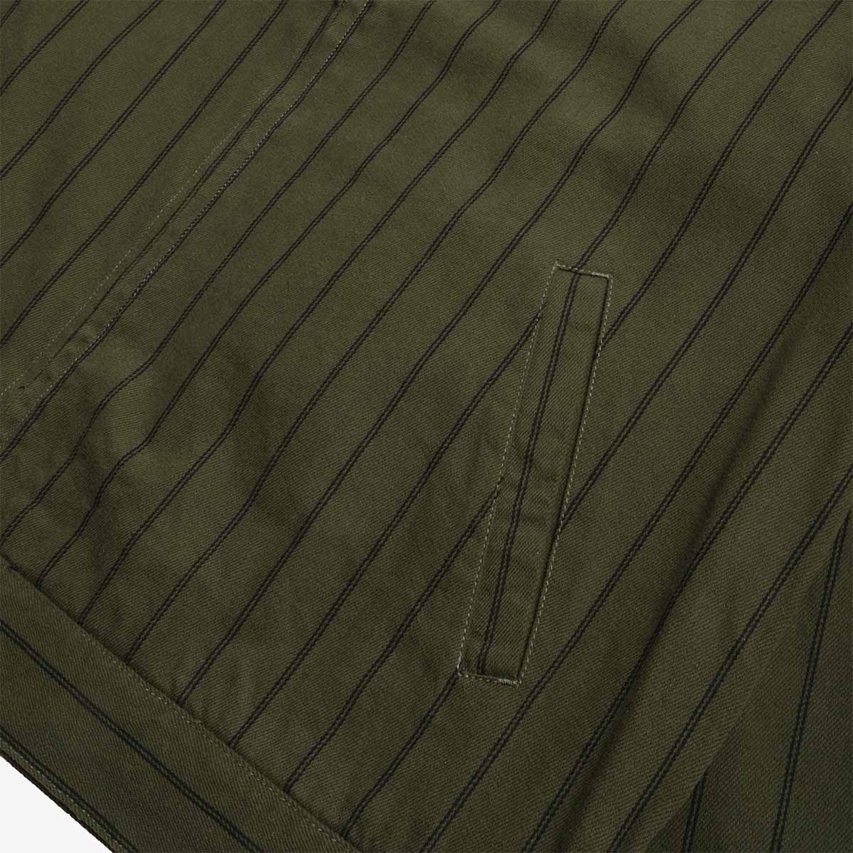 OBEY Stripe Zip Up Jacket