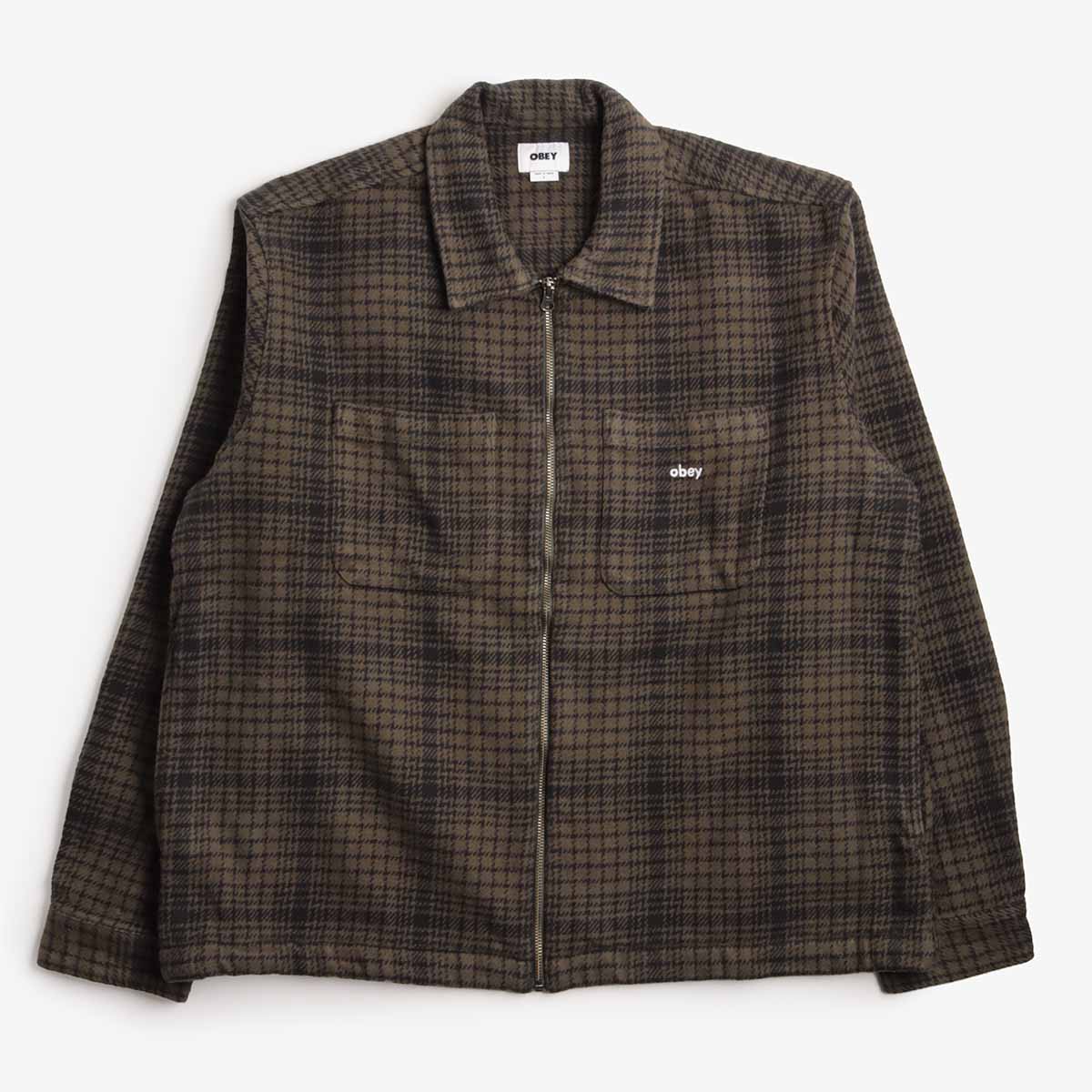 OBEY Parker Zip Shirt Jacket