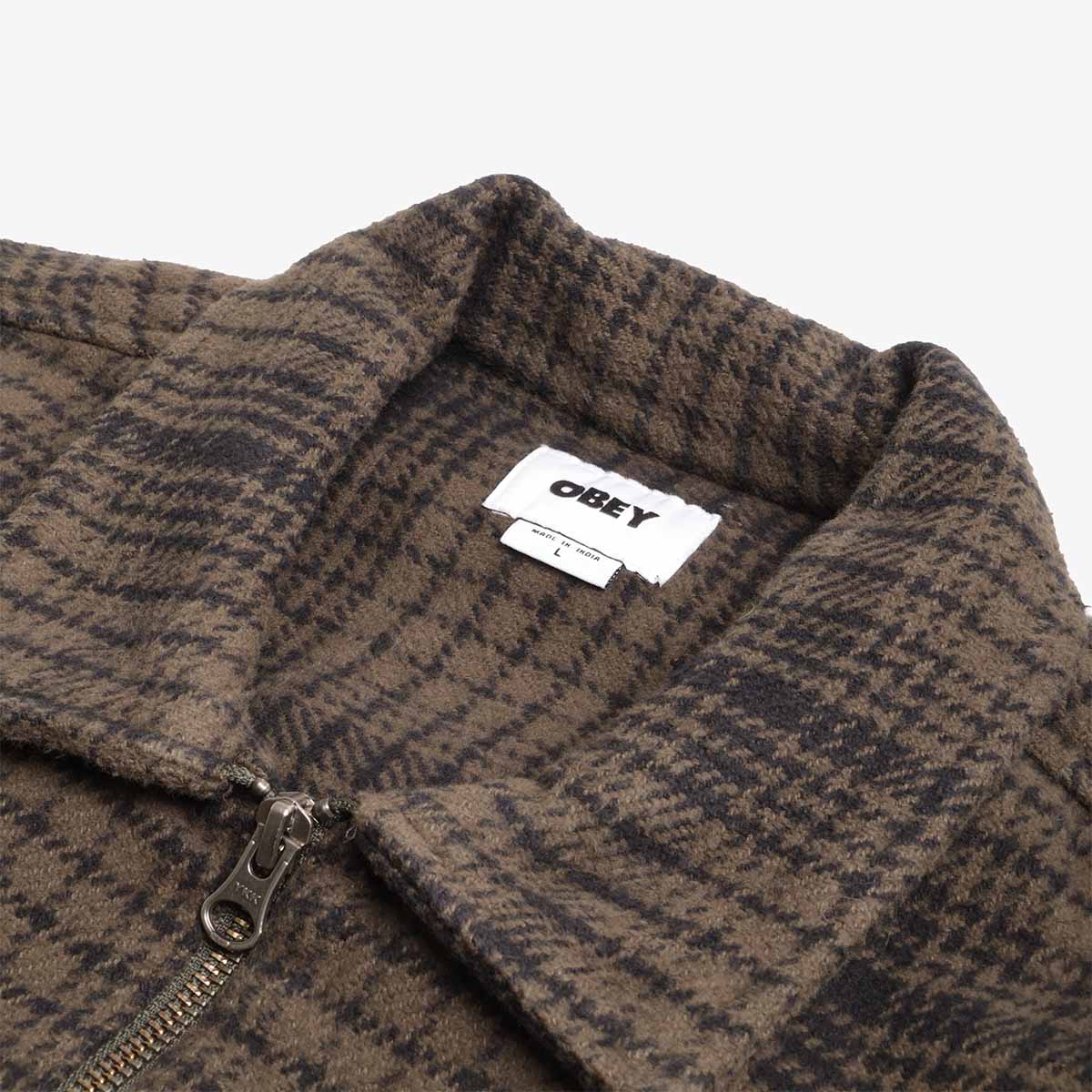 OBEY Parker Zip Shirt Jacket
