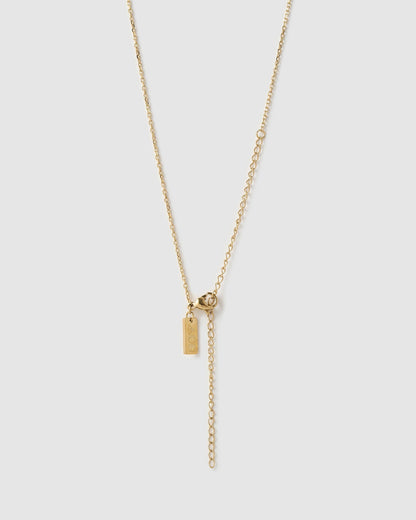 Pearl O Charm Necklace