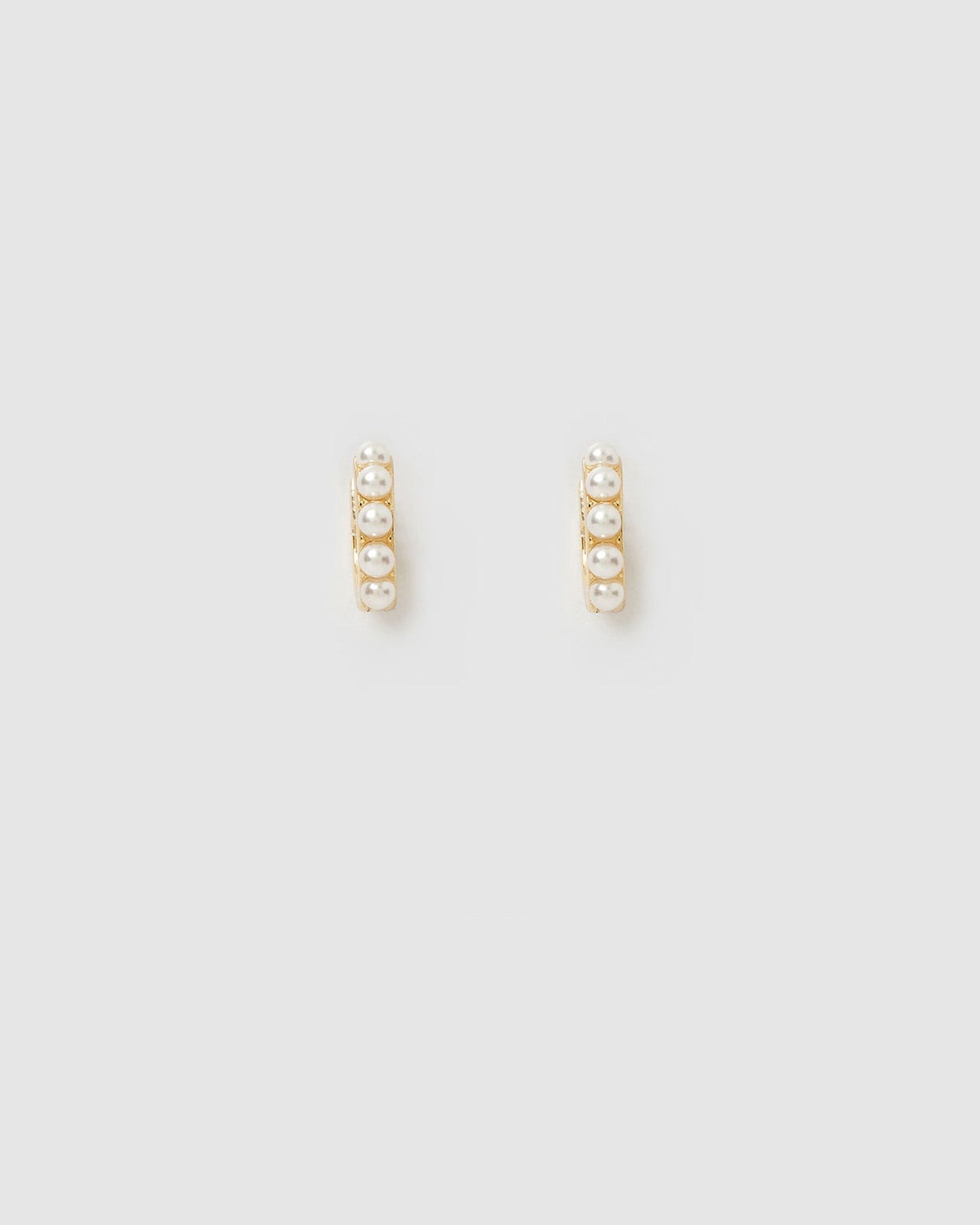 Presley Pearl Huggie Earrings