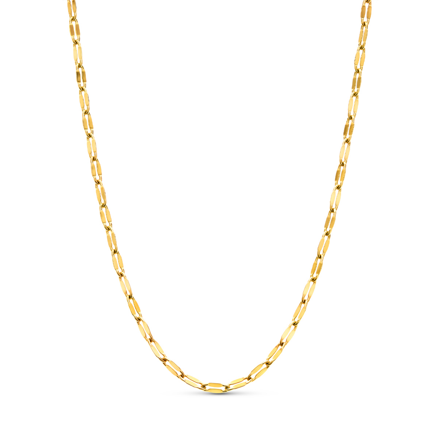 Written in The Sand Initial Necklace (Gold)
