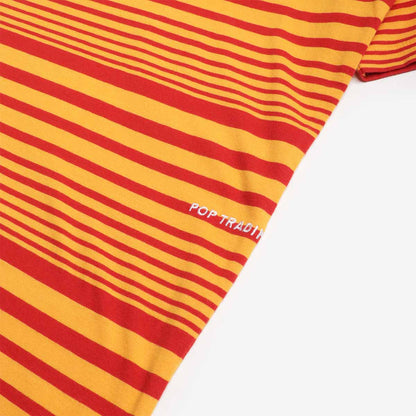 Pop Trading Company Striped Logo T-Shirt