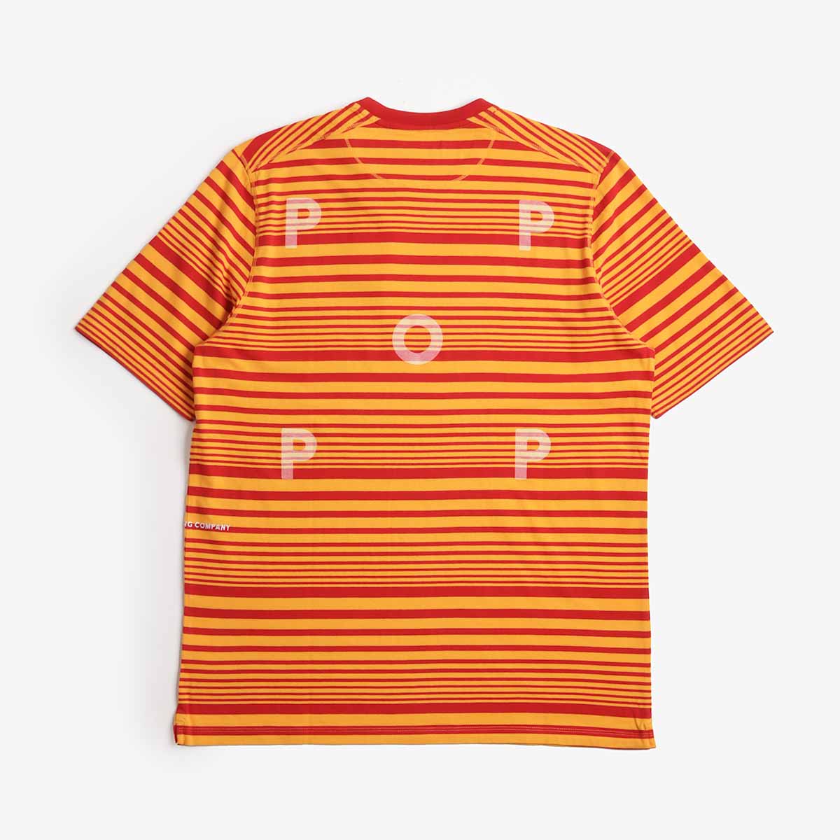Pop Trading Company Striped Logo T-Shirt
