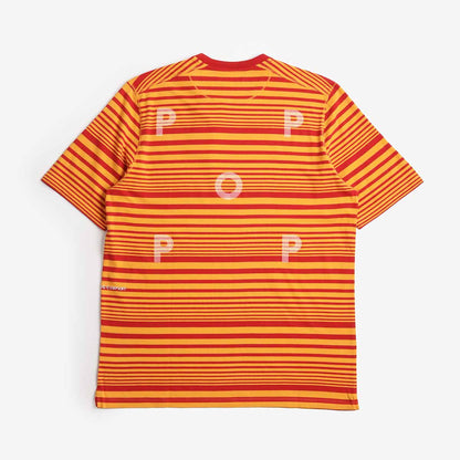 Pop Trading Company Striped Logo T-Shirt