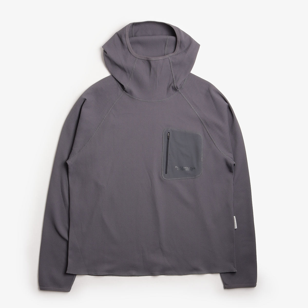 Purple Mountain Observatory Waffle Balaclava Hoodie