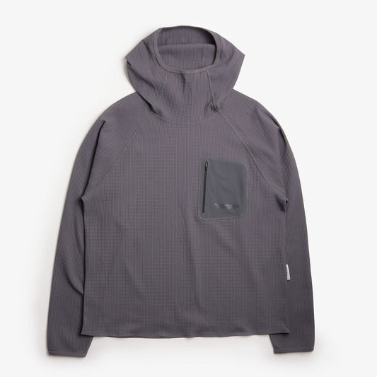Purple Mountain Observatory Waffle Balaclava Hoodie