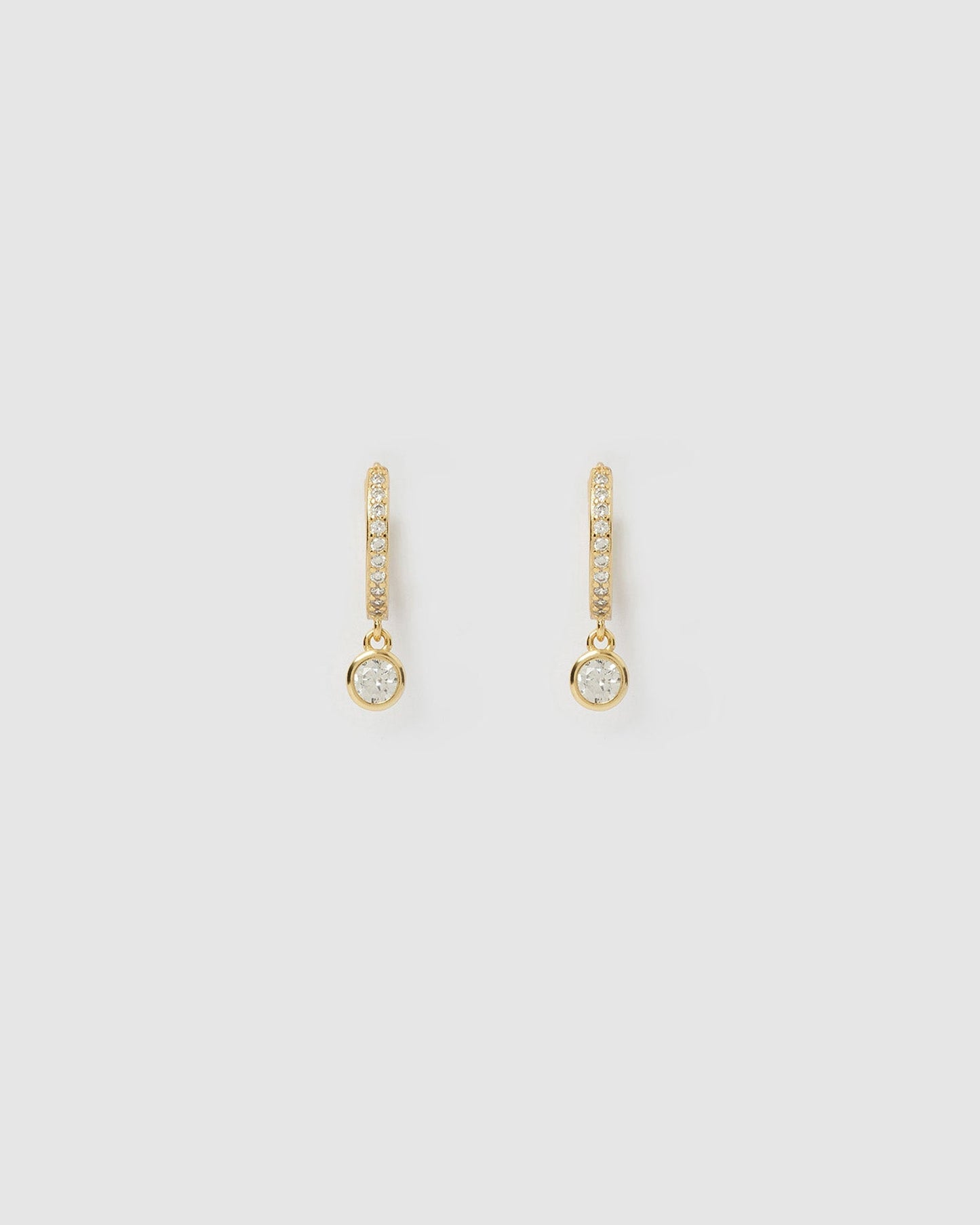 Glitter Earring Stack - Stone