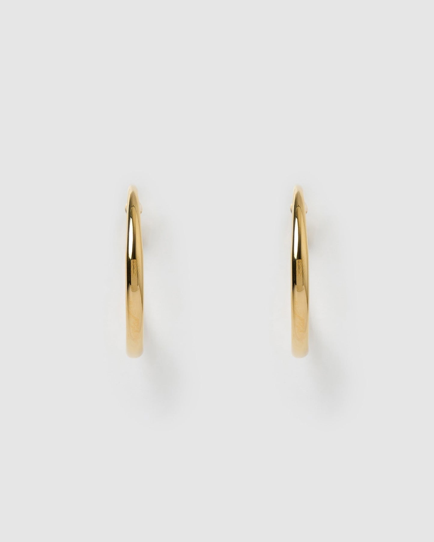 Riley Gold Hoop Earrings - Large