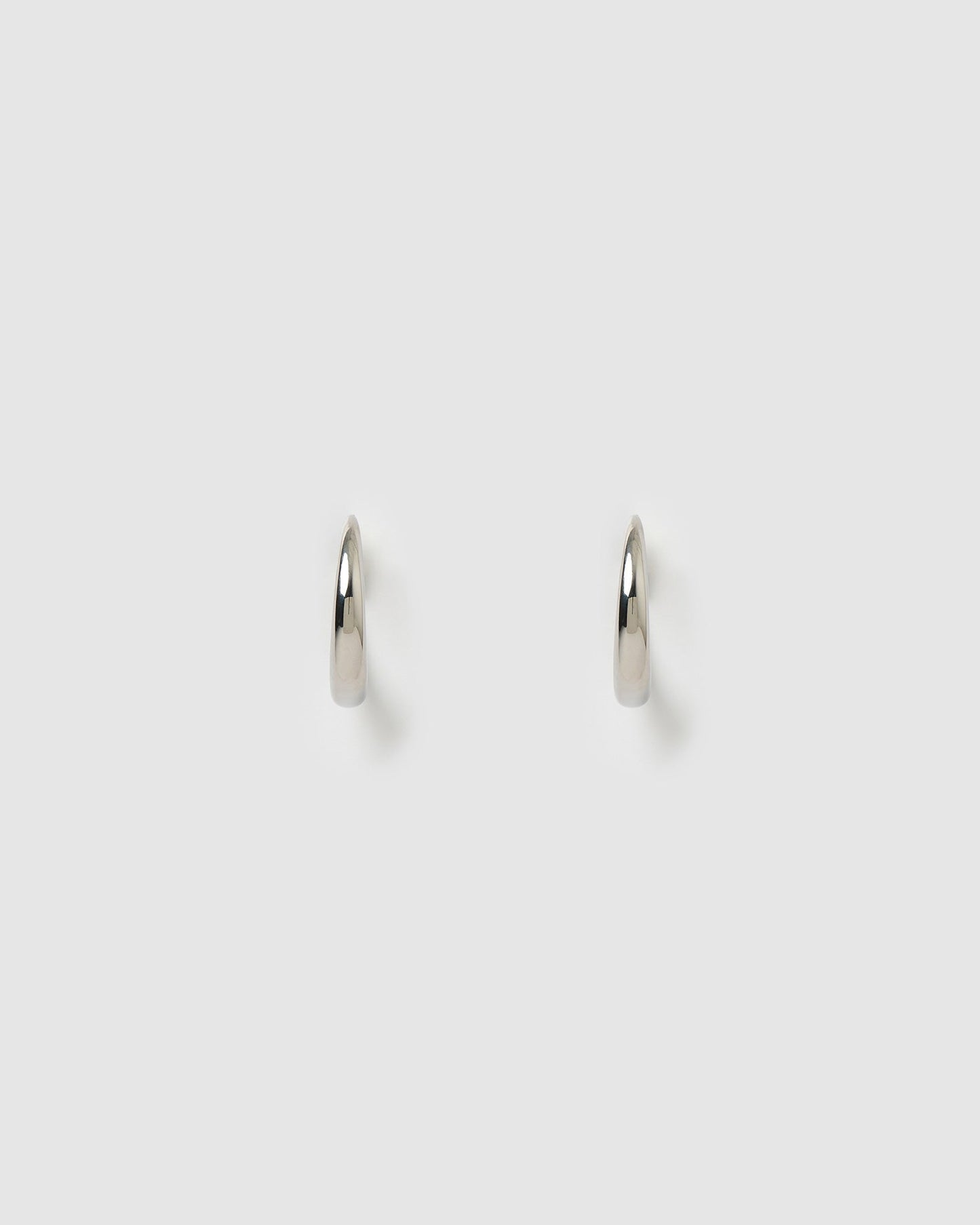 Riley Silver Hoop Earrings - Small