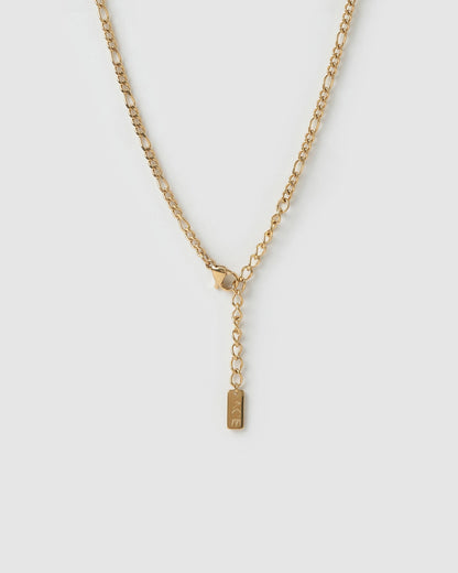 Rose Heart Necklace - Gold