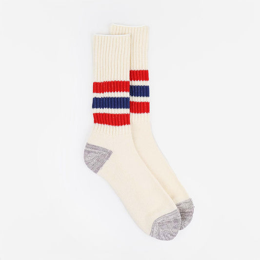 Rototo Coarse Ribbed Old School Crew Socks