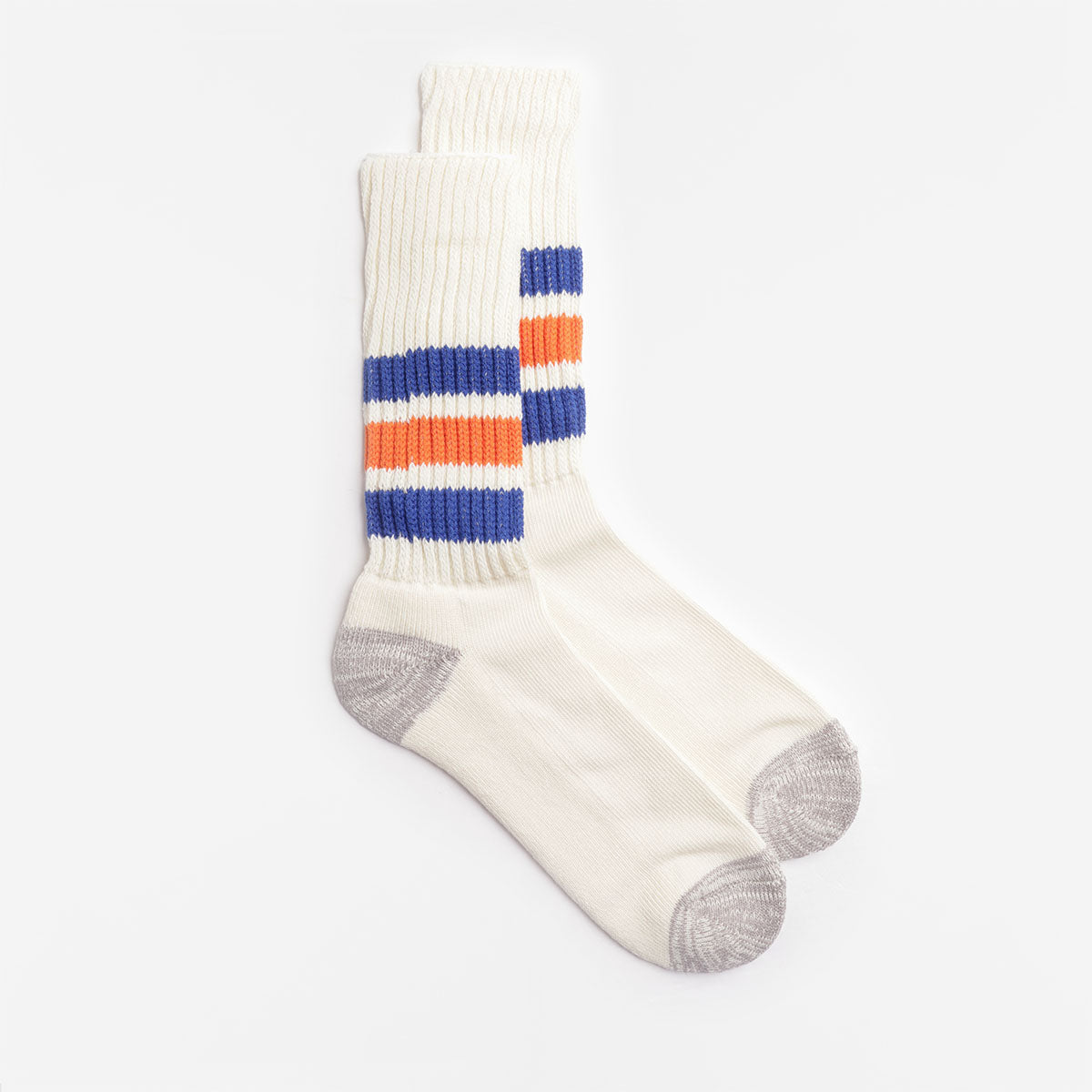 Rototo Coarse Ribbed Old School Crew Socks