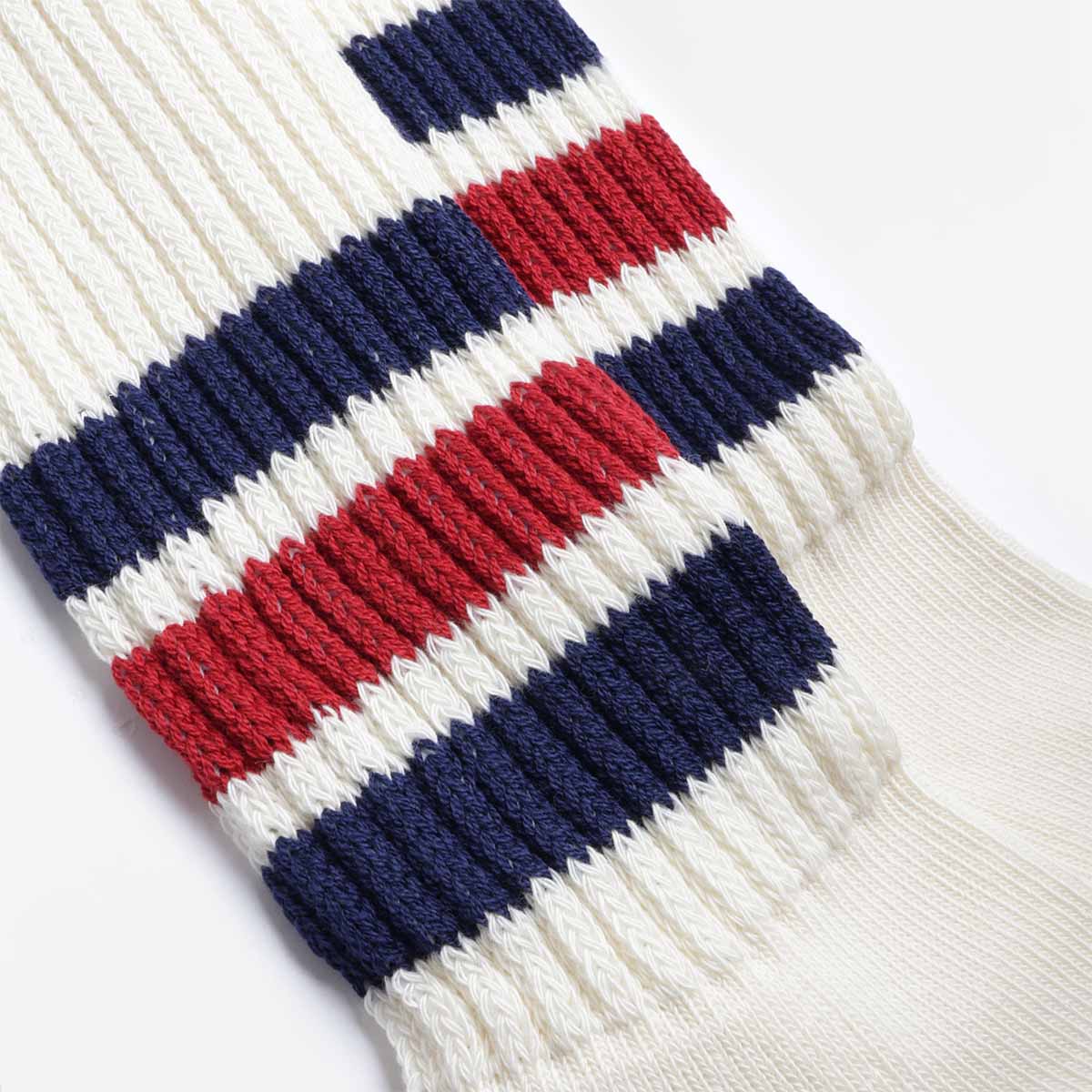 Rototo Coarse Ribbed Old School Crew Socks