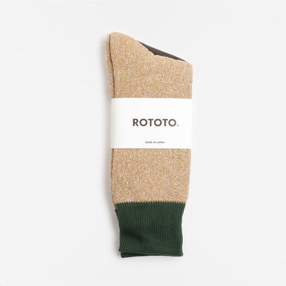 Rototo Double Face Crew Socks
