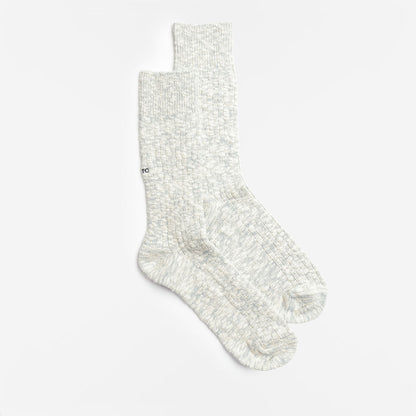 Rototo Organic Cotton Slub Crew Socks