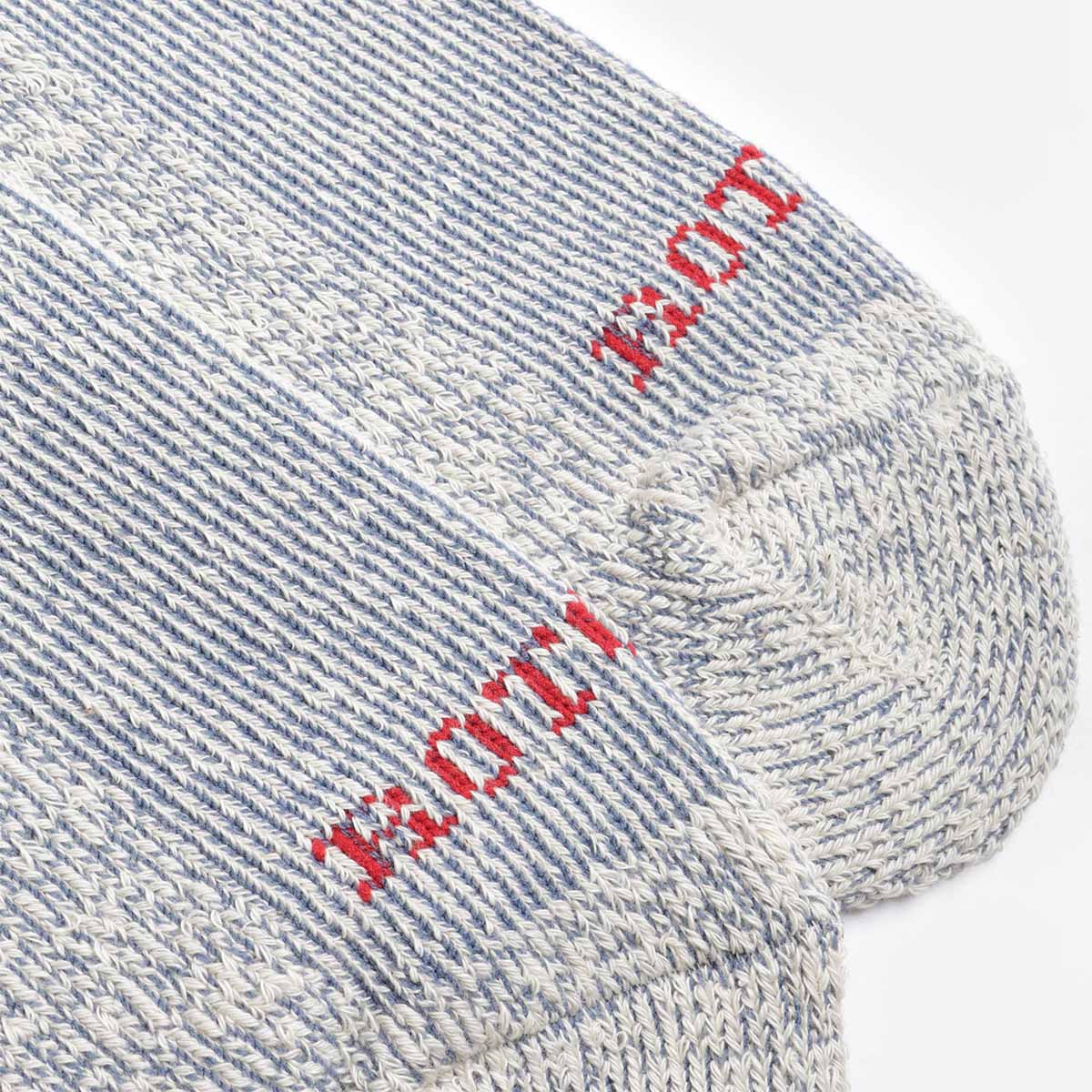 Rototo Pile Stripe Marl Socks