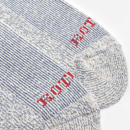 Rototo Pile Stripe Marl Socks