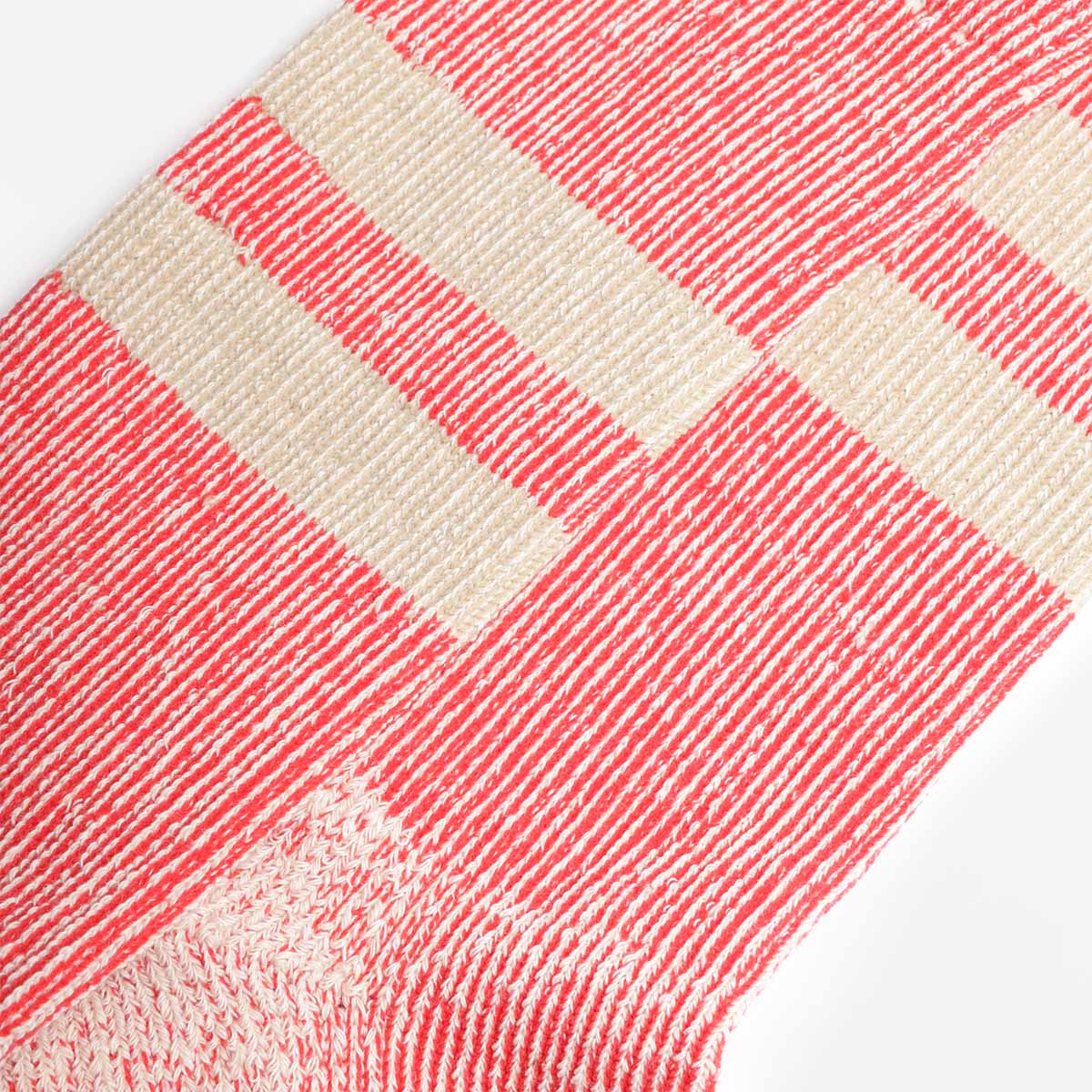 Rototo Pile Stripe Marl Socks