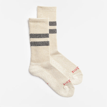 Rototo Pile Stripe Marl Socks