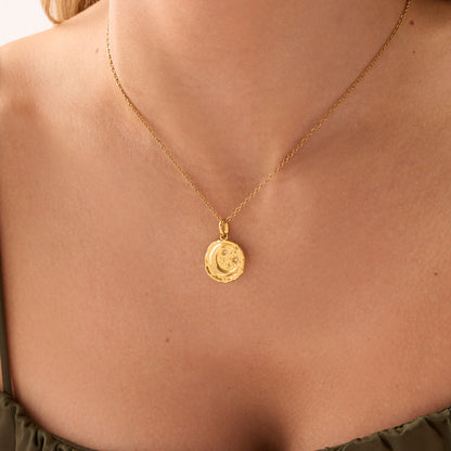 Talisman Celestial Birthstone Necklace (Gold)
