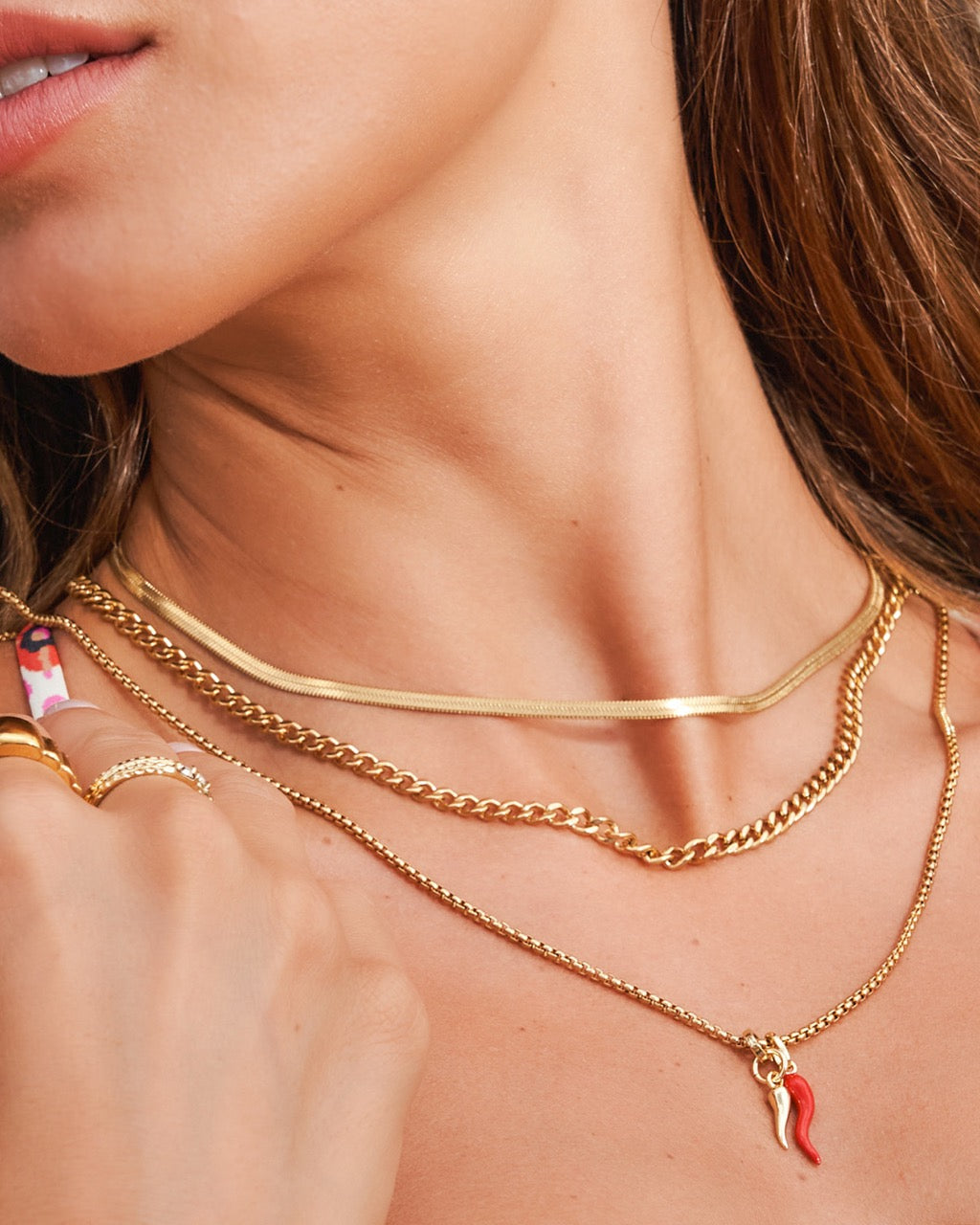 Cornicello Gold Charm Small